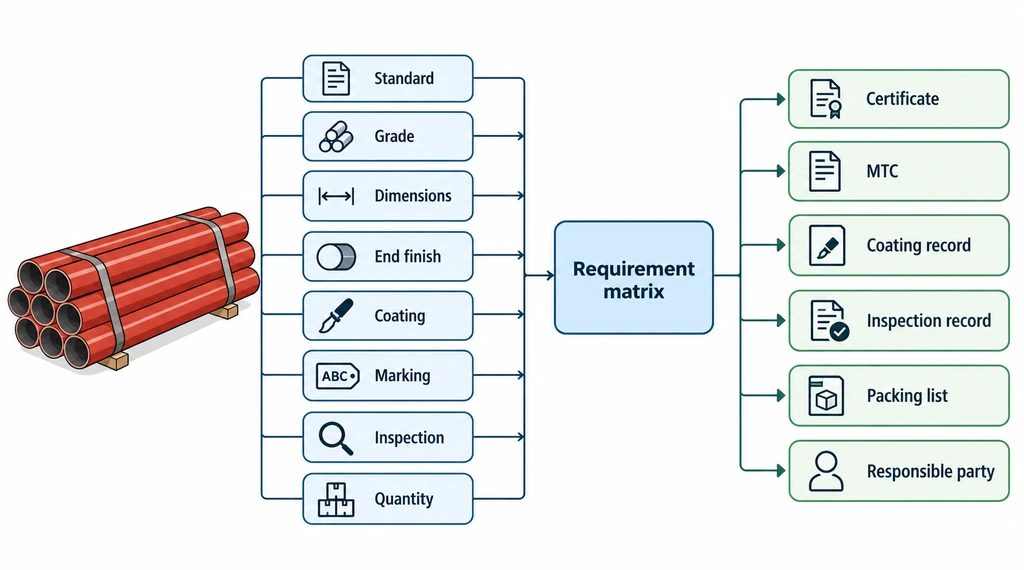 Pipe submittal requirements