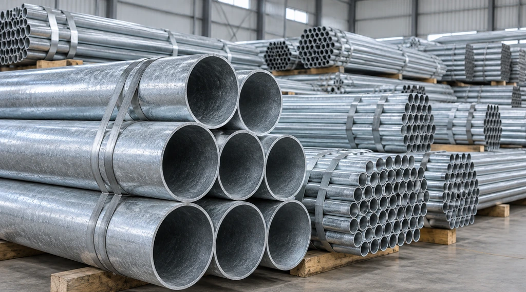 Galvanized steel water pipe